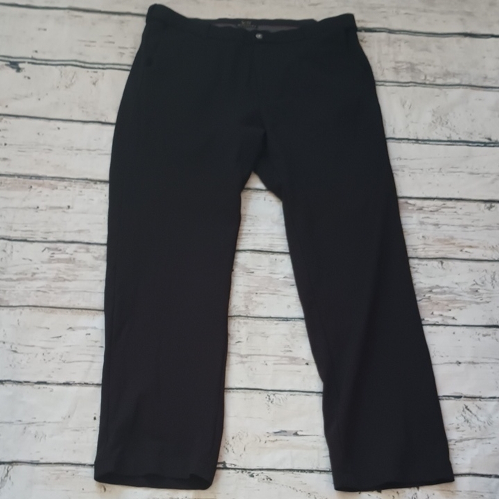 Down With Monarchy Men's Black Pants Slacks 36